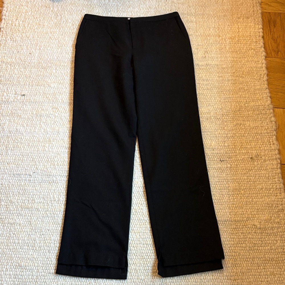 🟡 Chaiken 100% Wool Black Trousers Sz. 4